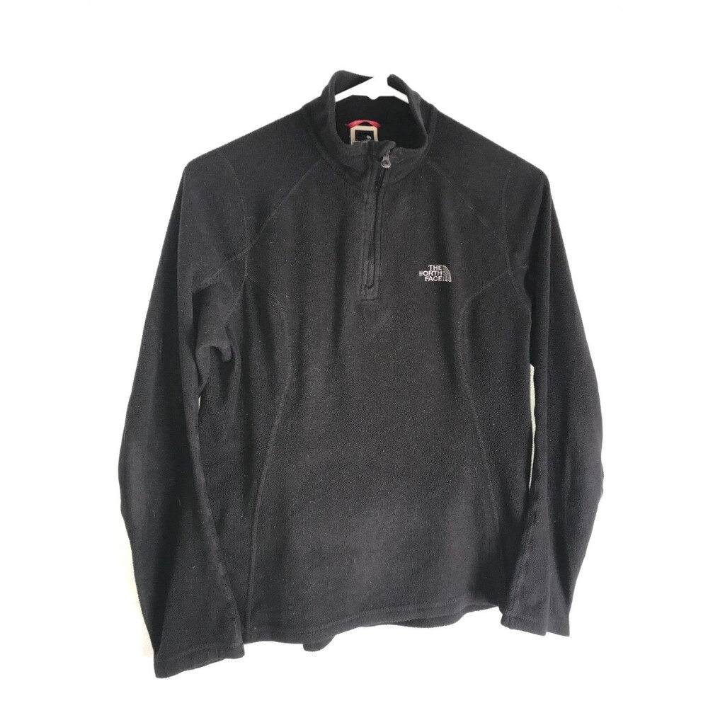 THE NORTH FACE Black 1/4 Zip Pullover Soft Fleece Women's Small
